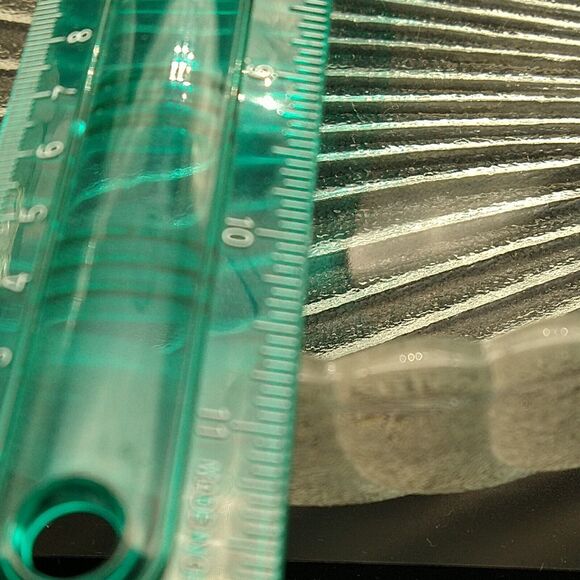 Anchor Hocking Vintage Clam Shell Salad Serving Bowl, Clear Frosted Glass - Picture 9 of 10